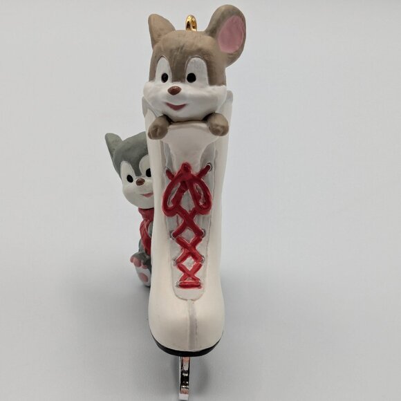 Hallmark Keepsake Friendly Push 1994, Vintage Ice Skating Christmas Ornament - Picture 6 of 11